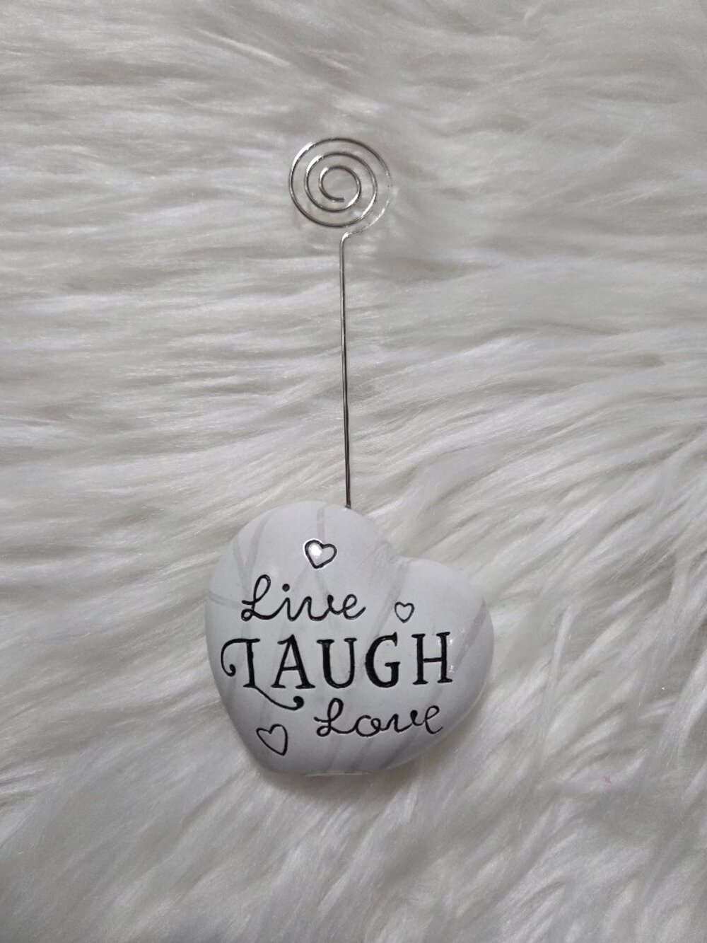 Live, Laugh, Love Table Number Holder